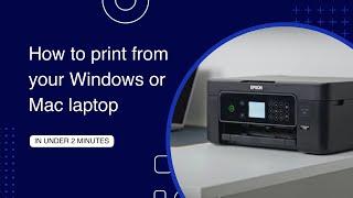 How to print from your Windows or Mac OS PC or laptop