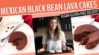 BLACK BEAN LAVA CAKES | A Healthy Valentine's Day Dessert