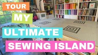 My NEW Ultimate Sewing Room Island - Original Design Made for Quilters, Makers and MORE!