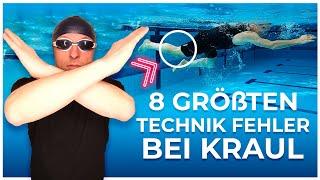 Machen Sie auf keinen Fall diese 8 FEHLER beim KRAULSCHWIMMEN!