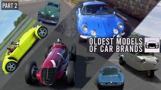 Oldest Models of Car Brands in Racing Games (Part 2)