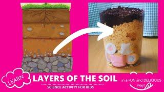 Layers of the Soil | Edible Layers of the Soil for Kids | Fun and Delicious Way to Teach |