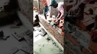 construction new technique | Brick reinforcement plastering mesh #shotrs #shorts #satisfying #mesh