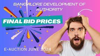 BDA eAuction June 24 Final Bid Prices | | Insights & Analysis #finalBidPrices #bdaBidPrices