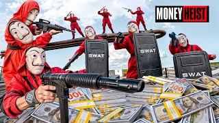 PARKOUR VS MONEY HEIST! 6 | No ESCAPE for POLICE, BAD GUYS have them surrounded | Epic POV