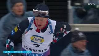 Biathlon World Cup February 2024 - Holmenkollen - Mass Start Men (Norwegian commentary)