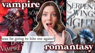 THE BEST VAMPIRE ROMANCES I’VE EVER READ 🩸 | vampire romantasy books that are worth the hype!