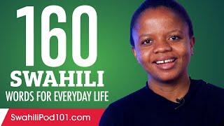 160 Swahili Words for Everyday Life - Basic Vocabulary #8