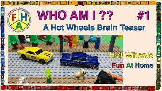 WHO AM I? A Hot Wheels Guess Who Brain Teaser #1  (BITE sized video)