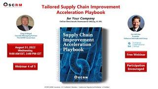 Tailored Supply Chain Improvement Acceleration Playbook for Your Company: Webinar 4 of 5