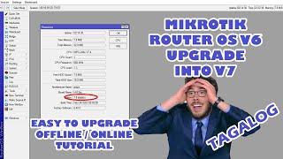 MikroTik Router OS v6 upgrade into v7 | Tagalog