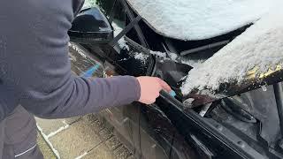 How to top up the windscreen washer system Audi A4/S4 Avant DIY