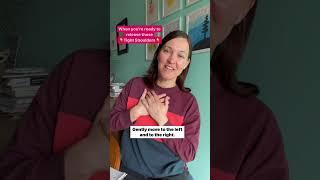 Gentle exercise to release tight shoulders