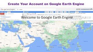 How to Create Your Account on Google Earth Engine (GEE) Platform