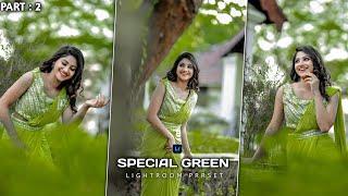 Special Green Lightroom preset | Free Lightroom preset | Lightroom preset | Free preset Lightroom