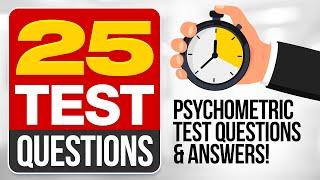 PSYCHOMETRIC TEST! (NUMERICAL REASONING TEST) PRACTICE QUESTIONS & ANSWERS!