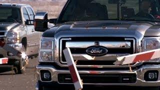Chevy Silverado HD vs. Ford SuperDuty - Braking Test Video