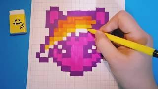 How to Draw a Little Pony - Pixel art - Step by Step #pixelart #drawing