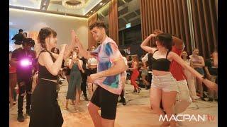 2023 Salsa Bachata Temptation Singapore l 'Bachata social dance 'irene y sue'