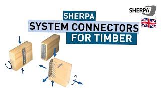 SHERPA System Connectors - An ingenious system for mounting loaded timber construction components