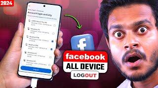 Facebook Logout all Devices | FB Logout all Device | facebook other Device Logout | New Update 2024