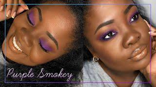 Purple Smokey Eye (Talk Through) Makeup Tutorial