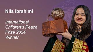 Nila Ibrahimi's Speech | International Children's Peace Prize Winner 2024 | Amsterdam | KidsRights