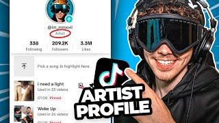 How to Get a TikTok Artist Profile