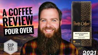 A Coffee Review  Peet's Major Dickinson's Blend (Whole Bean) 2021 #89 