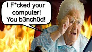 Grandma Destroys Scam Call Center & DELETES Their Files!