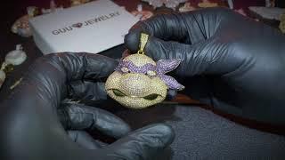 18K Gold Plated Teenage Mutant Ninja Turtles TMNT Necklace | Hip Hop Jewelry