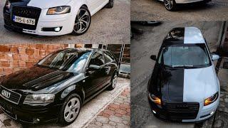 Audi A3 8p 2004 tuning build in 5 minutes Before and after Transformation Car