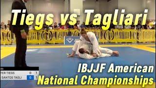 Aaron Tiegs vs Renato Dos Santos Tagliari Jiu Jitsu Black Belt Match