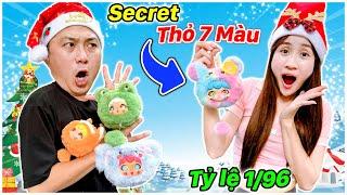 Chị Vê Khui Được Secret Thỏ 7 Màu | Midoo Baby Three Blindbox - Vê Vê Channel