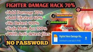 Fighter Damage Hack Script 70% No Password