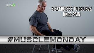 3 Exercises to Relieve Knee Pain | #MuscleMonday