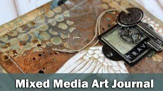Μixed media art journal - Travel