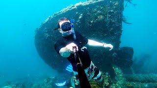 BEST DIVING & SNORKELING SPOT IN BALI. Freediving Japanese Shipwreck in Indonesia.