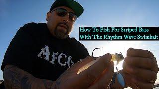 California Aqueduct Fishing How To Fish For Striped Bass With The Rhythm Wave Swimbait