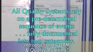 Introduction to GMP & Quality Auditing