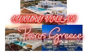 Private Luxury VILLA’s in Island Paros Greece #luxuryvilla #luxuryhomes #privatevilla #parosgreece