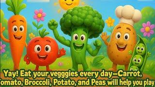 Vegetable Names with Pictures | Different Types Of Vegetables || Kids Learning