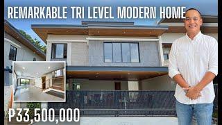 House Tour 304 | Remarkable Tri Level Modern House and Lot For Sale in BF Homes, Paranaque City