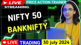 Live Trading | Banknifty / Nifty | 30 July #livetrading #todaylivetrading #stockmarket