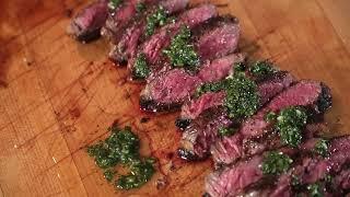 GrillMaster series How to cook a Wagyu Denver Steak with Chimichurri Sauce