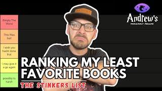 Tier Ranking My Least Favorite Books...The Stinkers List