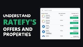 Understand Ratefy Offers And It's Properties.