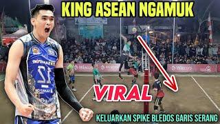 VIRAL | SPIKE BLEDOS RIVAN NURMULKI BIKIN GEMETAR LAWAN. KING ASIA TENGGARA NGAMUK !