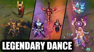 All 92 Legendary Skins DANCE Animations (League of Legends)