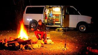 Camping In cold Temperatures with Camper Van